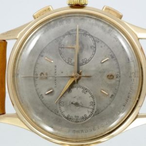 Longines Chrono Médicale Fly-Back 13ZN or rose 38mm