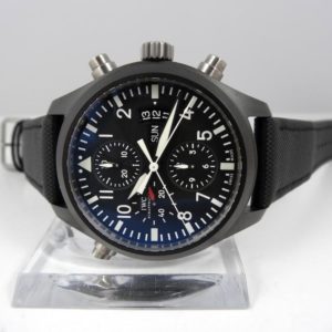 IWC Doppel-Chronograph Pilot Céramique série Limitée 1000 ex Boite & Papiers
