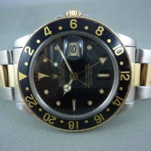 Rolex GMT or et acier référence 1675