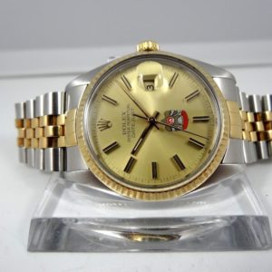 Rolex Daejust Or & acier cadran Ciglé