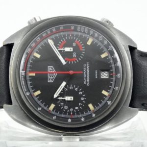 Heuer Monza Réf 110.501 première Edition PVD Noir Circa 1976