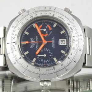Heuer Calculator Jamais Polie Référence 110.633