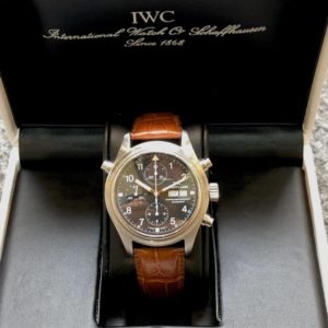 IWC Pilot Rattrapante Réf 3713  Boite & Papiers