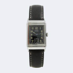 Jaeger-LeCoultre Reverso Cadran Noir Circa 1940 Art Deco