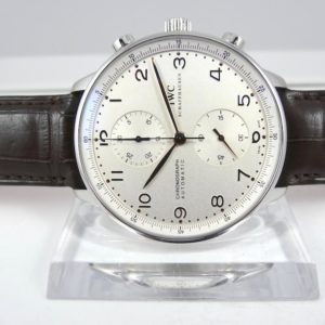 IWC Portugaise cadran crème index Or rose Papiers Révisions 2011