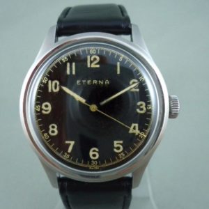 Eterna Cadran laqué Noir acier