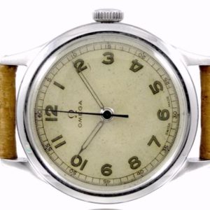 Omega Militaire style Calatrava Circa 1945