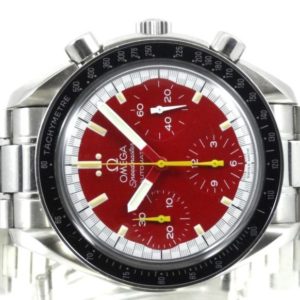 Omega Speedmaster Reduced Michael Schumacher Ferrari Red ST 175.0032.R00