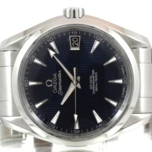 Omega Seamaster Aquat Terra co-Axial 38,5 cadran Bleu Boite & Papiers