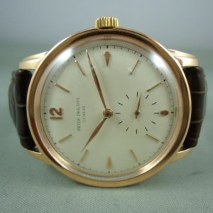 Patek Philippe Calatrava référence 2452 or rose