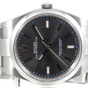 Rolex Oyster Perpetual 39 cadran Ruthenium de 2017