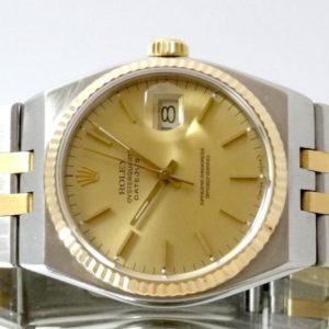 Rolex Datejust Oysterquartz or & acier avec sa boite Circa 1989