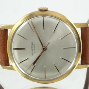 Universal Solo Tempo plaqué or 34mm