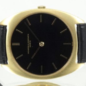 Vacheron Constantin Réf 2093 Tonneau cadran noir laqué