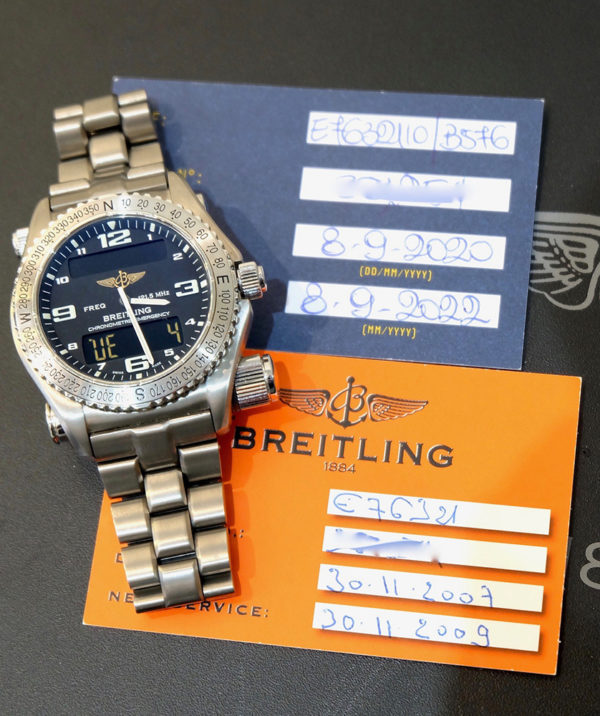 Breitling Emergency Titane comme neuve