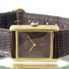 Cartier Tank Vermeil Cadran Chocolat