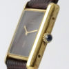 Cartier Tank Vermeil Cadran Chocolat