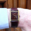 Cartier Tank Vermeil Cadran Chocolat