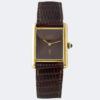 Cartier Tank Vermeil Cadran Chocolat