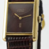 Cartier Tank Vermeil Cadran Chocolat