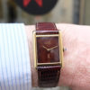 Cartier Tank Vermeil Cadran Chocolat