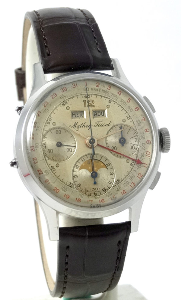 Mathey-Tissot Chronographe Astronomic Moon Phase Circa 1950