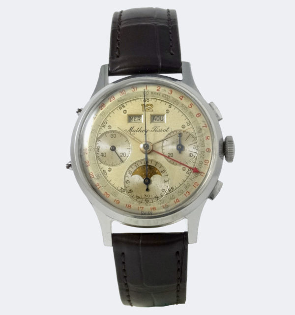 Mathey-Tissot Chronographe Astronomic Moon Phase Circa 1950