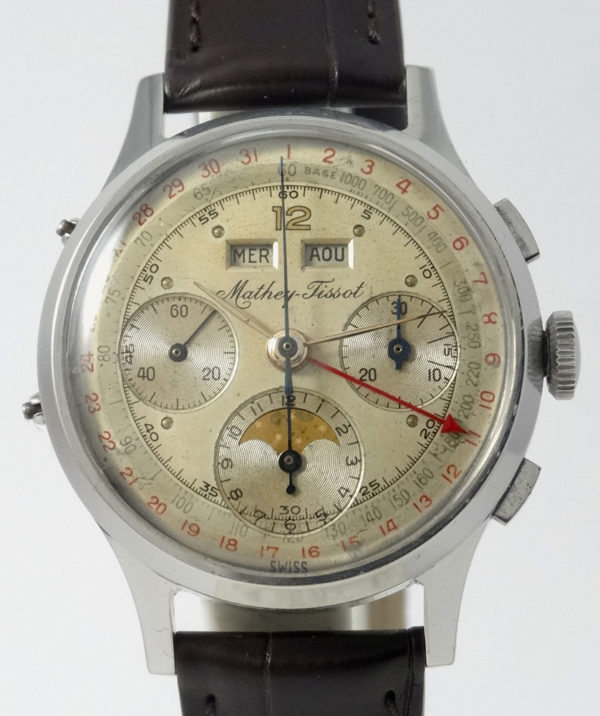 Mathey-Tissot Chronographe Astronomic Moon Phase Circa 1950