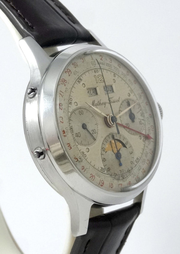 Mathey-Tissot Chronographe Astronomic Moon Phase Circa 1950