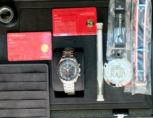 Omega Speedmaster Raid Full Set Stickée