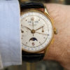 Breitling Datora Astronomique Chronograph Gold Plated Moon Phase