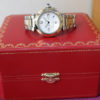 Cartier Pasha or & acier 38 mm fond saphir comme neuve révision Cartier 2021