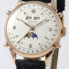 Juvenia Ephemeris Triple Calendar rose gold Moon Phase 36mm