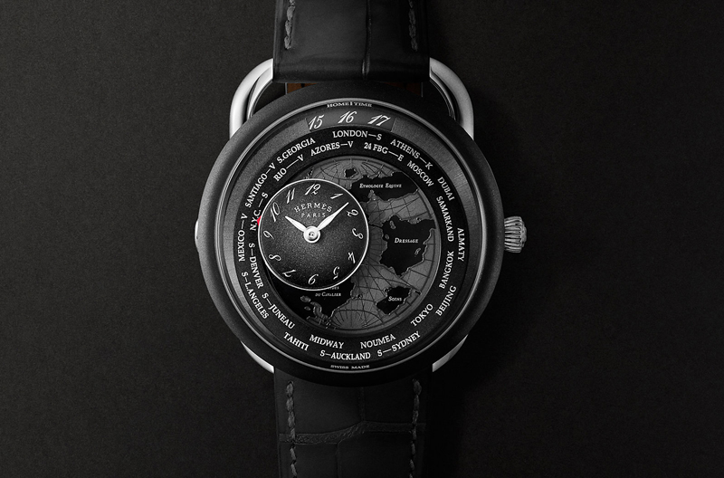 Hermès présente sa nouvelle version de la montre Arceau Le temps voyageur