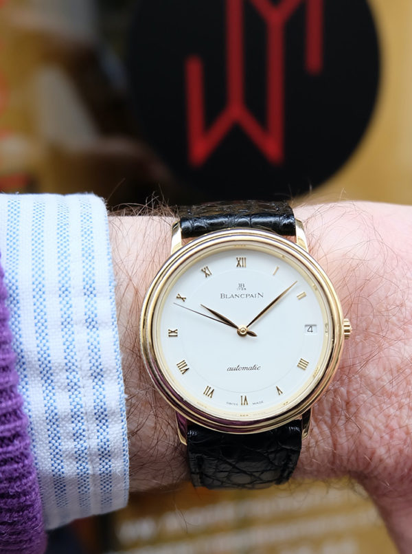 Blancpain Villeret ultra thin automatic date 34mm