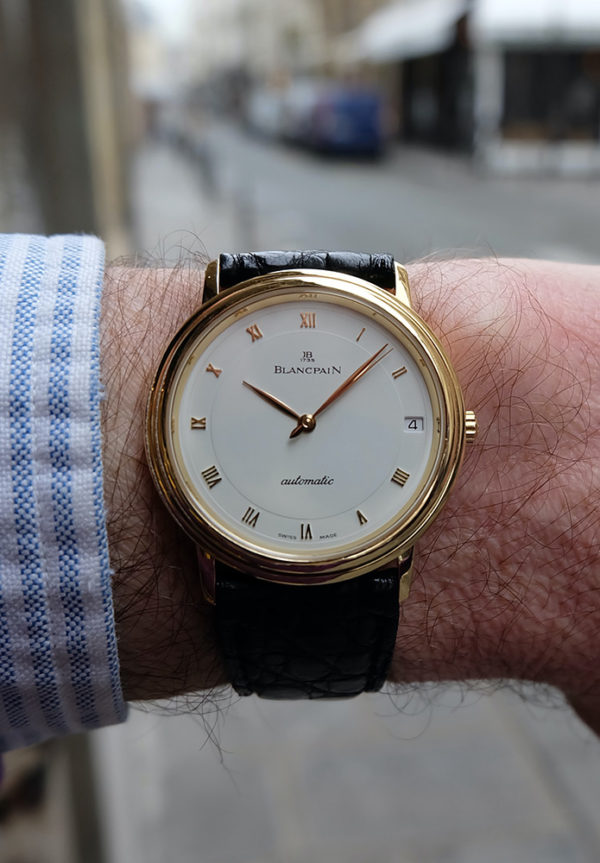 Blancpain Villeret ultra thin automatic date 34mm