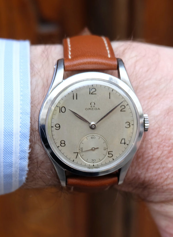 Omega Calibre 30T2 Circa 1948 Oversize Military style Dial