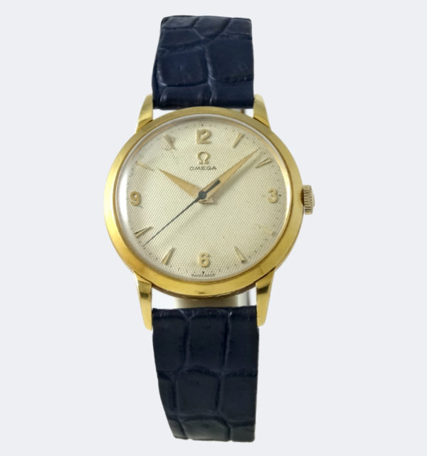 Omega nid d'abeille Référence 2686 or jaune 36mm Circa 1952