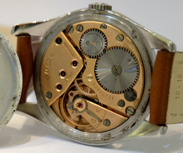 Omega Calibre 30T2 Circa 1948 Oversize Military style Dial