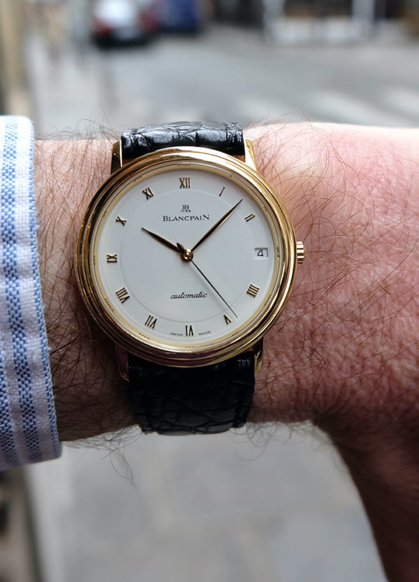 Blancpain Villeret ultra thin automatic date 34mm