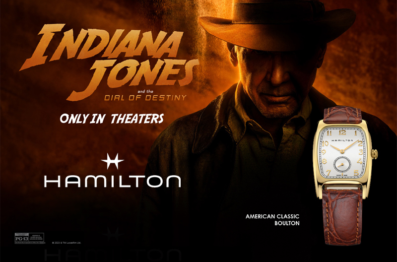 Hamilton et Indiana Jones : le grand retour de l’horloger des cinéastes !