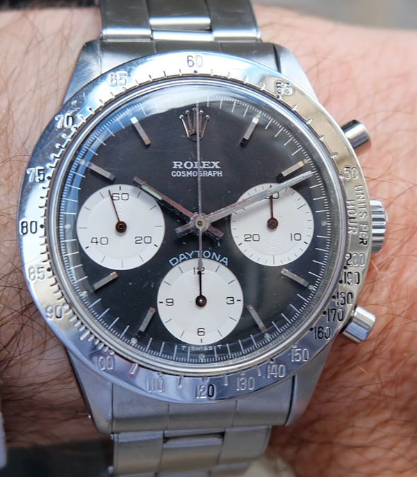 Rolex Daytona 6239 Black Dial Blueberry Daytona Circa 1968