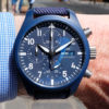 IWC Pilot Chronograph blue Top Gun Oceana circa 2023