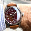Oris Big Crown Pointer Date Burgundy